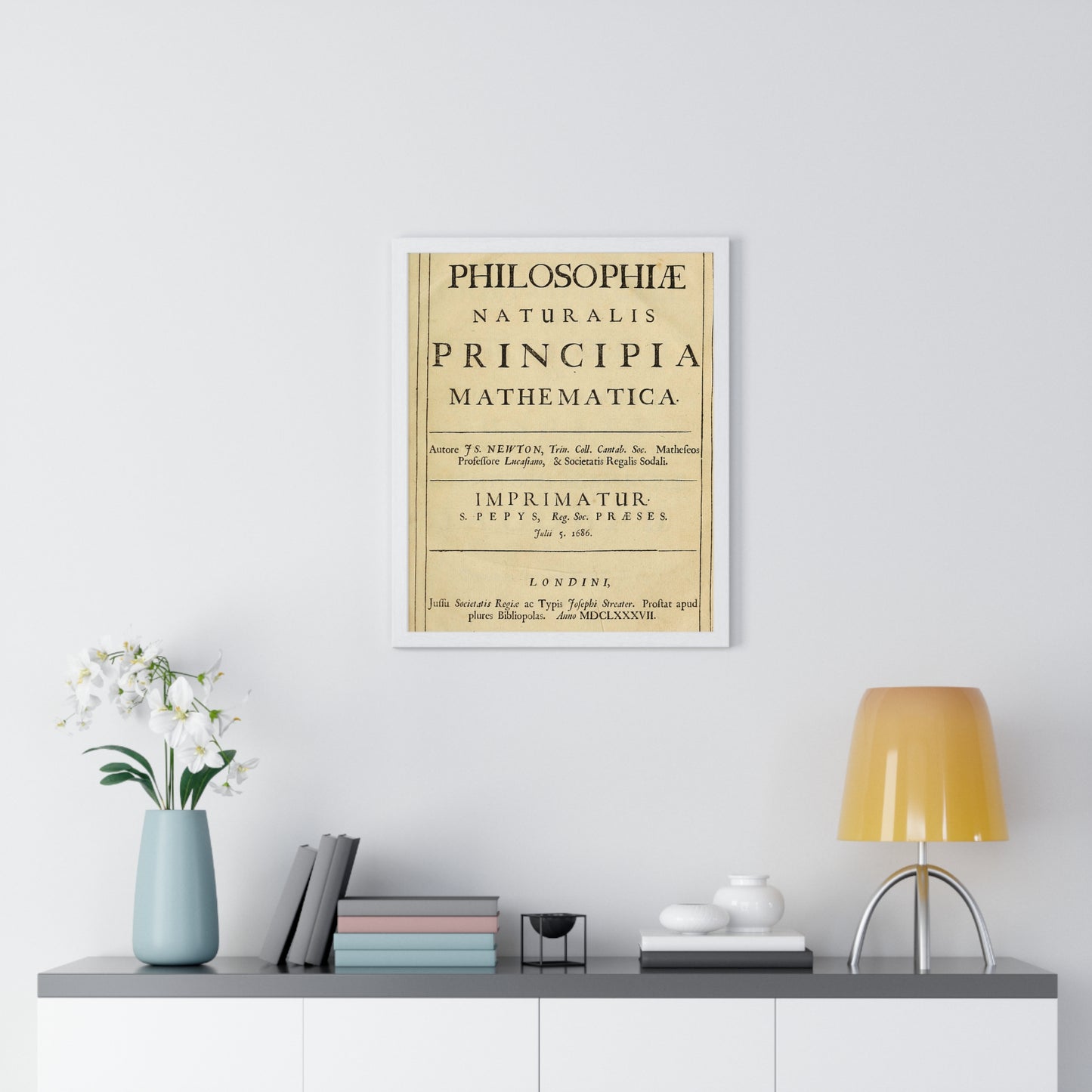 Vertical Framed Poster