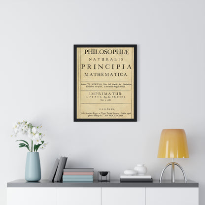 Vertical Framed Poster