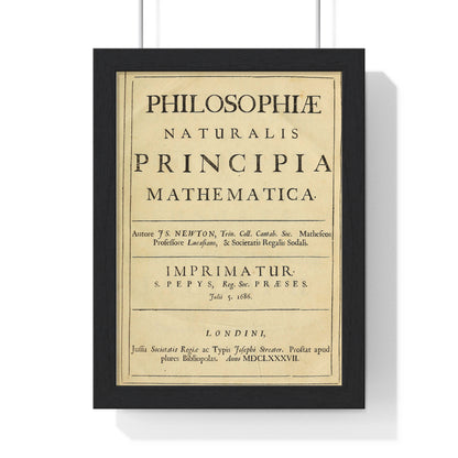 Vertical Framed Poster