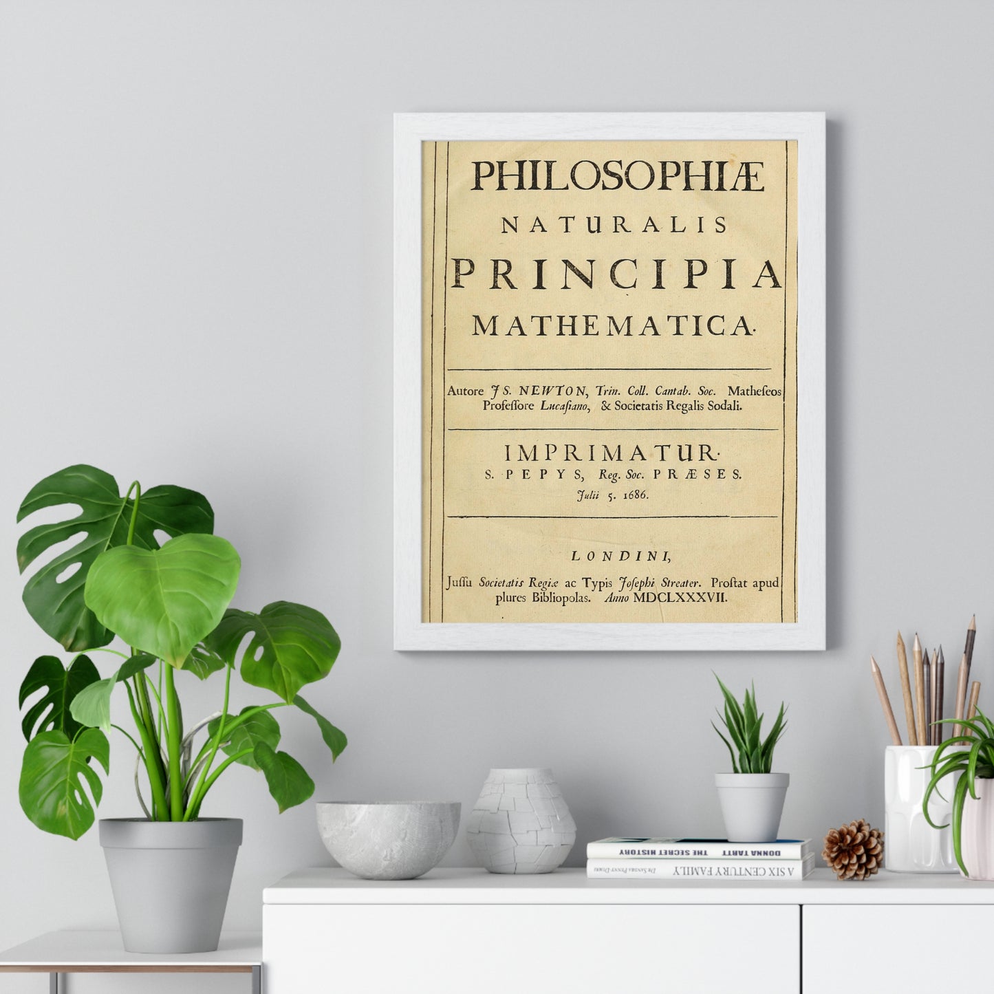 Vertical Framed Poster