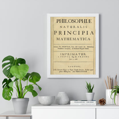 Vertical Framed Poster