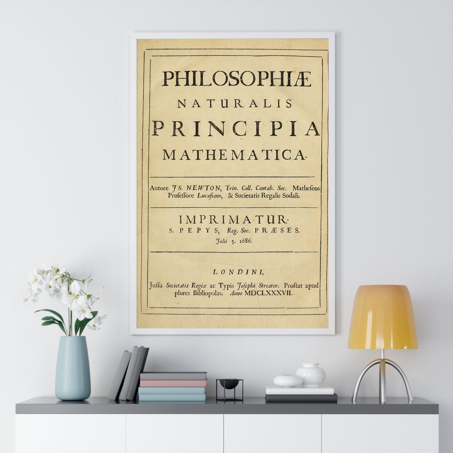 Vertical Framed Poster